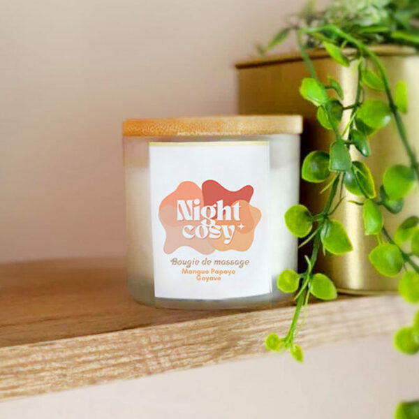 Bougie de massage artisanale