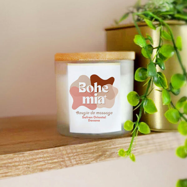 Bougie de massage orientale